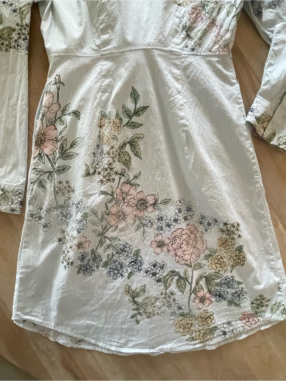 lightweight Floral summer Dress Casual Coastal brunch Beach  Summer Cotton - Picture 15 of 16
